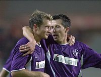 17.09.2002<br>Austria - Donezk/5:1 (3:1)<br>gl�cklich nach dem Schlu�pfiff