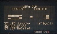 17.09.2002<br>Austria - Donezk/5:1 (3:1)