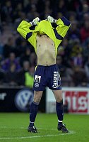 27.10.2002<br>Rapid - Austria/1:2 (0:2)<br>MANDL Thomas<br>�rgert sich �ber vergebene Torchance in der 85. Minute