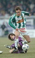 07.03.2004<br>Austria - Rapid/1:1(0:0)<br>BLANCHARD Jocelyn (Austria)<br>HOFMANN Steffen (Rapid)<br>7. Minute