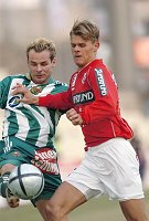 13.03.2004<br>Rapid - Pasching/0:0<br>WALLNER Roman (Rapid)<br>WISIO Tomast (Pasching)<br>58. Minute