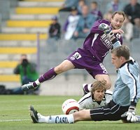 08.05.2004<br>Austria - Bregenz 4:1(2:0)<br>RUSHFELDT Sigurd (Austria)<br>NAGEL Mathias, BRAGSTAD Bj�rn Otto (Bregenz)<br>41. Minute<br>