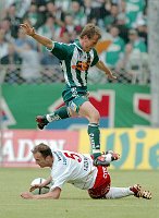 15.05.2004<br>Rapid - Admira 1:3(0:1)<br>LAWAREE Axel (Rapid)<br>LEDWON Adam (Admira)<br>30. Minute