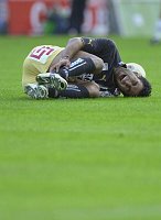 04.10.2003<br>Rapid - Salzburg/1:0 (0:0)<br>TEBER Selmin, leidet nach Foul von Adamski<br>39. Minute