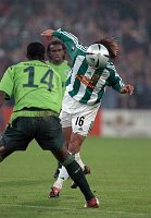 30.09.2004<br>Rapid - Sporting Lissabon/0:0<br>MARTINEZ Sebastian (Rapid)<br>ENAKARHIRE (Sporting)<br>54. Minute