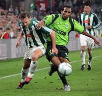 30.09.2004<br>Rapid - Sporting Lissabon/0:0<br>FELDHOFER Ferdinand (Rapid)<br>LIEDSON (Sporting)<br>70. Minute