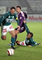 16.10.2004<br>Austria - Mattersburg/2:0 (2:0)<br>SIONKO Libor (Austria)<br>K�HBAUER Dietmar, LANG Martin (Mattersburg)<br>9. Minute