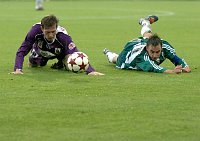 24.10.2004<br>Rapid - Austria/1:1 (0:0)<br>HOFMANN Steffen (Rapid)<br>VACHOUSEK Stepan (Austria)<br><br>87. Minute