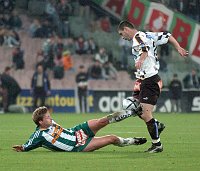 31.10.2004<br>Rapid - Sturm/2:0 (0:0)<br>KORSOS Gy�rgy (Rapid)<br>MUJIRI David (Sturm)<br>45. Minute