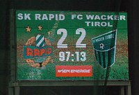 08.12.2004<br>Rapid - FC Tirol/2:2 (0:2)<br>Schlu�pfiff nach 97 Minuten und 13 Sekunden