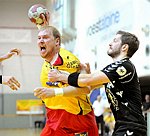 17.09.2011, Krems, Handball, Handball Liga Austria, <br>HLA,, UHK Krems - Bregenz,<br>LINT Werner, BANIC Vedran<br><br><br>Copyright DIENER / Karl Zierlinger<br>Marktgasse 3-7 / 4 / 5 / 21<br>A-1090 Wien<br>Telefax +43 1 955 32 35<br>Mobil +43 676 629 98 51<br>BA-CA<br>Bank Nr. 12000<br>Account Nr. 00712 223 783<br>e-mail: agentur@diener.at<br>Datenbank: www.diener.at