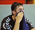 17.09.2011, Krems, Handball, Handball Liga Austria, <br>HLA,, UHK Krems - Bregenz,<br>MAYER Lucas<br><br><br>Copyright DIENER / Karl Zierlinger<br>Marktgasse 3-7 / 4 / 5 / 21<br>A-1090 Wien<br>Telefax +43 1 955 32 35<br>Mobil +43 676 629 98 51<br>BA-CA<br>Bank Nr. 12000<br>Account Nr. 00712 223 783<br>e-mail: agentur@diener.at<br>Datenbank: www.diener.at