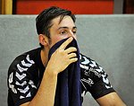17.09.2011, Krems, Handball, Handball Liga Austria, <br>HLA,, UHK Krems - Bregenz,<br>MAYER Lucas<br><br><br>Copyright DIENER / Karl Zierlinger<br>Marktgasse 3-7 / 4 / 5 / 21<br>A-1090 Wien<br>Telefax +43 1 955 32 35<br>Mobil +43 676 629 98 51<br>BA-CA<br>Bank Nr. 12000<br>Account Nr. 00712 223 783<br>e-mail: agentur@diener.at<br>Datenbank: www.diener.at