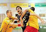 17.09.2011, Krems, Handball, Handball Liga Austria, <br>HLA,, UHK Krems - Bregenz,<br>VIZVARY Kristof, WAGESREITER Markus, LAZAREVIC Uros<br><br><br>Copyright DIENER / Karl Zierlinger<br>Marktgasse 3-7 / 4 / 5 / 21<br>A-1090 Wien<br>Telefax +43 1 955 32 35<br>Mobil +43 676 629 98 51<br>BA-CA<br>Bank Nr. 12000<br>Account Nr. 00712 223 783<br>e-mail: agentur@diener.at<br>Datenbank: www.diener.at