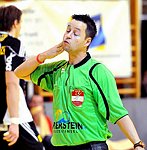 24.11.2011, Krems, Handball, Handball Liga Austria, HLA, UHK Krems, Fivers WAT Margareten, <br>STAUDINGER Florian<br><br><br>Copyright DIENER / Zierlinger Karl<br>Marktgasse 3-7 / 4 / 5 / 21<br>A-1090 Wien<br>Telefax +43 1 955 32 35<br>Mobil +43 676 629 98 51<br>BA-CA<br>Bank Nr. 12000<br>Account Nr. 00712 223 783<br>e-mail: agentur@diener.at<br>Datenbank: www.diener.at