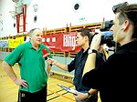 16.12.2011, Krems, Handball, Handball Liga Austria, HLA, UHK Krems, HC Hard<br>SZILAGYI Istvan, beim TV-Interview<br><br><br>Copyright DIENER / Zierlinger Karl<br>Marktgasse 3-7 / 4 / 5 / 21<br>A-1090 Wien<br>Telefax +43 1 955 32 35<br>Mobil +43 676 629 98 51<br>BA-CA<br>Bank Nr. 12000<br>Account Nr. 00712 223 783<br>e-mail: agentur@diener.at<br>Datenbank: www.diener.at