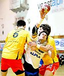 16.12.2011, Krems, Handball, Handball Liga Austria, HLA, UHK Krems, HC Hard<br>BELAS Ivica, SCHMID Dominik, WALZER Guenther<br><br><br>Copyright DIENER / Zierlinger Karl<br>Marktgasse 3-7 / 4 / 5 / 21<br>A-1090 Wien<br>Telefax +43 1 955 32 35<br>Mobil +43 676 629 98 51<br>BA-CA<br>Bank Nr. 12000<br>Account Nr. 00712 223 783<br>e-mail: agentur@diener.at<br>Datenbank: www.diener.at