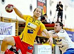 16.12.2011, Krems, Handball, Handball Liga Austria, HLA, UHK Krems, HC Hard<br>SCHMOELZ Johann, KRSMANCIC Marko<br><br><br>Copyright DIENER / Zierlinger Karl<br>Marktgasse 3-7 / 4 / 5 / 21<br>A-1090 Wien<br>Telefax +43 1 955 32 35<br>Mobil +43 676 629 98 51<br>BA-CA<br>Bank Nr. 12000<br>Account Nr. 00712 223 783<br>e-mail: agentur@diener.at<br>Datenbank: www.diener.at