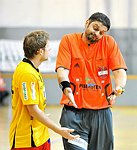 08.10.2011;  Krems;  Handball;  HLA;  UHK Krems - HIT Tirol;<br>VISY Norbert, KOCIC Amel<br><br>Copyright DIENER / Zierlinger Karl<br>Marktgasse 3-7 / 4 / 5 / 21<br>A-1090 Wien<br>Telefax +43 1 955 32 35<br>Mobil +43 676 629 98 51<br>BA-CA<br>Bank Nr. 12000<br>Account Nr. 00712 223 783<br>e-mail: agentur@diener.at<br>Datenbank: www.diener.at