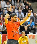 08.10.2011;  Krems;  Handball;  HLA;  UHK Krems - HIT Tirol;<br>KOCIC Amel<br><br>Copyright DIENER / Zierlinger Karl<br>Marktgasse 3-7 / 4 / 5 / 21<br>A-1090 Wien<br>Telefax +43 1 955 32 35<br>Mobil +43 676 629 98 51<br>BA-CA<br>Bank Nr. 12000<br>Account Nr. 00712 223 783<br>e-mail: agentur@diener.at<br>Datenbank: www.diener.at