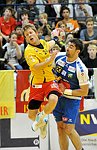 08.10.2011;  Krems;  Handball;  HLA;  UHK Krems - HIT Tirol;<br>VISY Norbert, PEROVIC Draguljub<br><br>Copyright DIENER / Zierlinger Karl<br>Marktgasse 3-7 / 4 / 5 / 21<br>A-1090 Wien<br>Telefax +43 1 955 32 35<br>Mobil +43 676 629 98 51<br>BA-CA<br>Bank Nr. 12000<br>Account Nr. 00712 223 783<br>e-mail: agentur@diener.at<br>Datenbank: www.diener.at