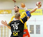 22.10.2011<br>UHK Krems - HSG Brnbach/Kflach/34:31 (18:16)<br>LAZAREVIC Uros, GREBIEN Christian<br>