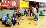 03.12.2011, Krems, Handball, Handball Liga Austria, HLA, UHK Krems, Union Leoben<br>Enttäuschung bei den Spielern von Leoben<br><br><br>Copyright DIENER / Zierlinger Karl<br>Marktgasse 3-7 / 4 / 5 / 21<br>A-1090 Wien<br>Telefax +43 1 955 32 35<br>Mobil +43 676 629 98 51<br>BA-CA<br>Bank Nr. 12000<br>Account Nr. 00712 223 783<br>e-mail: agentur@diener.at<br>Datenbank: www.diener.at